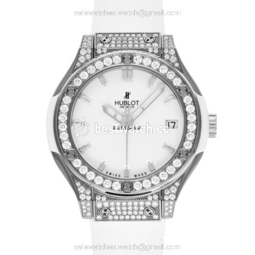 Hublot Classic Fusion Quartz Womens watch Quartz Titanium 581.NE.2010.RW.1704