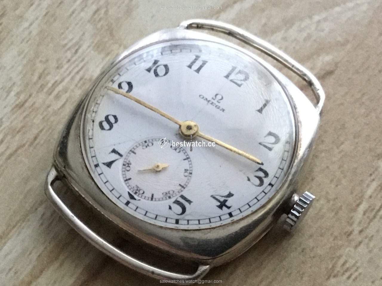 Omega Mens watch Unisex Manual winding Silver 84