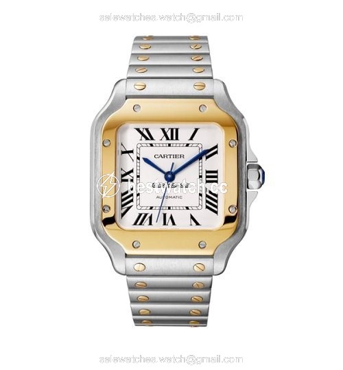 Cartier Santos Mens watch Unisex Automatic Steel W2SA0016