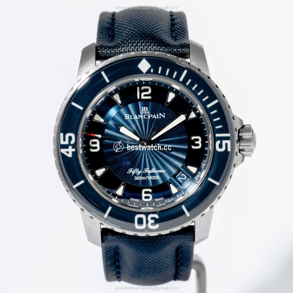 Blancpain Fifty Fathoms Mens watch Unisex Automatic Steel 5015d-1140-52b