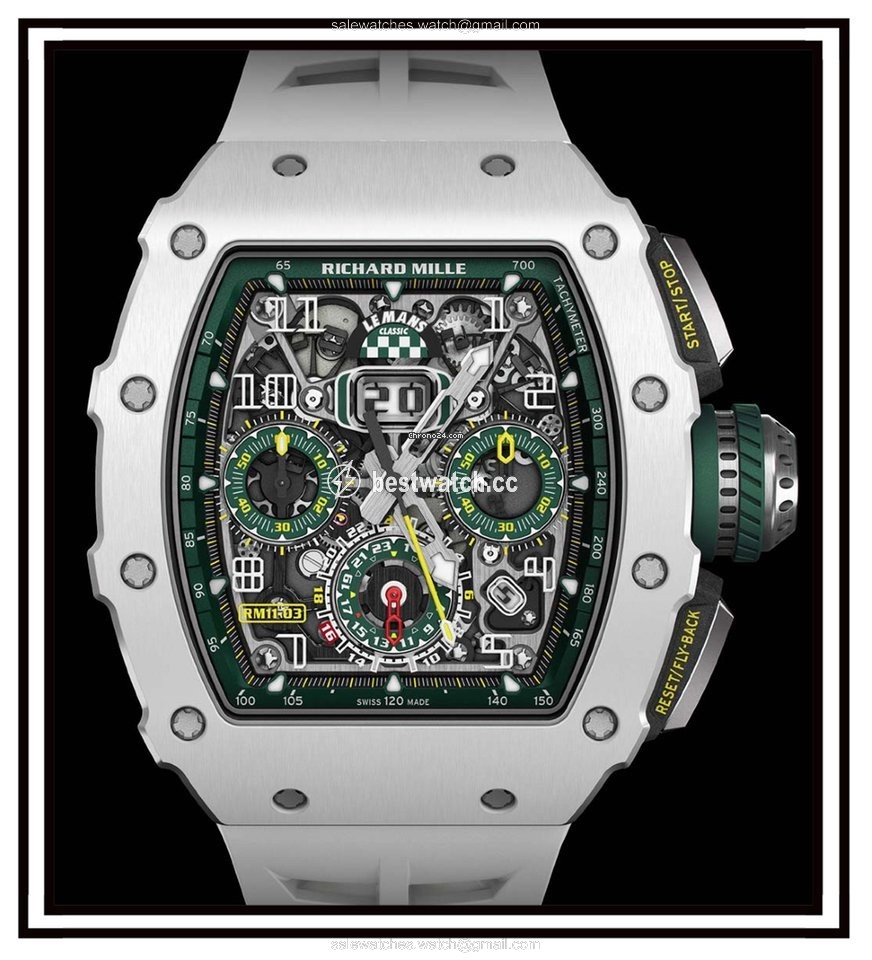Richard Mille Mens watch Unisex Automatic Ceramic Richard Mille 11-03 LeMans Edition