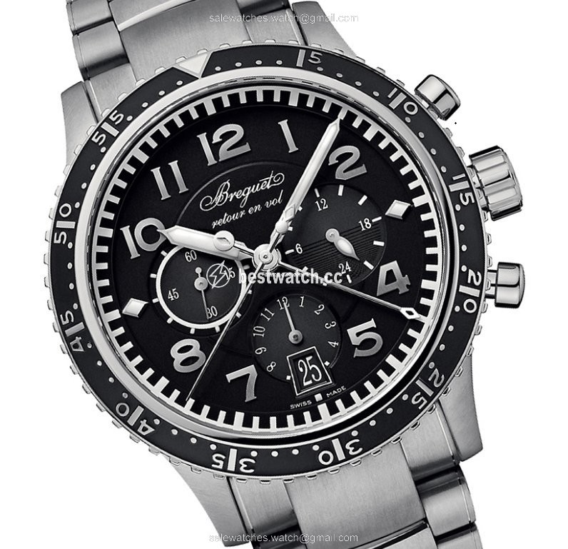 Breguet Type XX - XXI - XXII Mens watch Unisex Automatic Titanium 3810ti h2 tz9