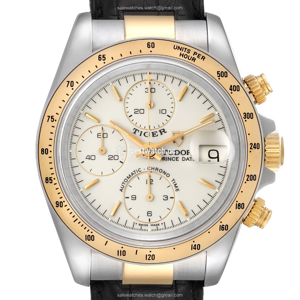 Tudor Tiger Prince Date Mens watch Unisex Automatic Gold Steel 79263
