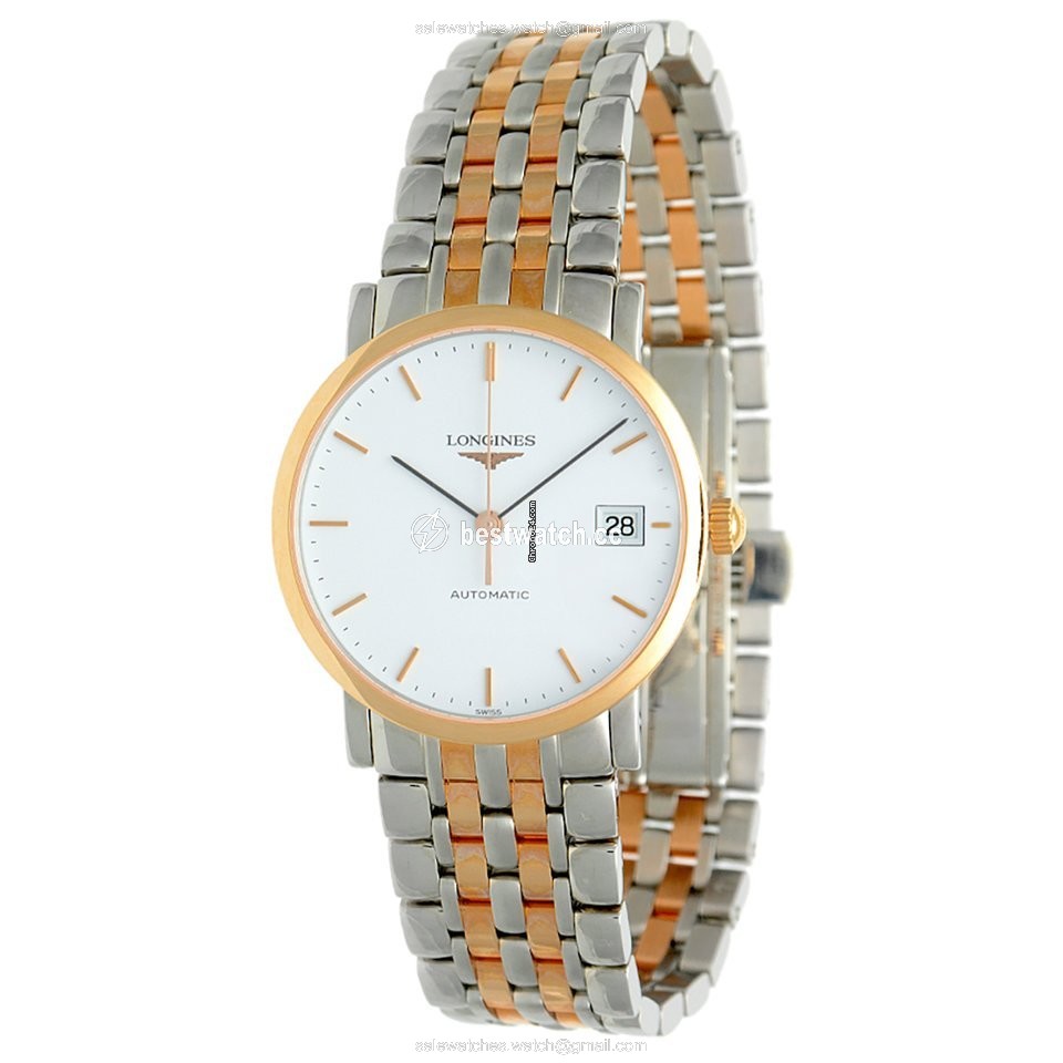 Longines Elegant Mens watch Unisex Automatic Gold Steel L4.809.5.12.7