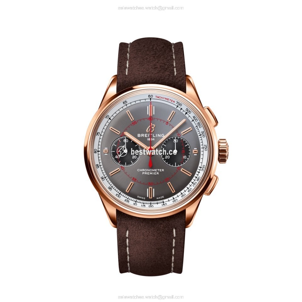 Breitling Mens watch Unisex Automatic Red gold RB0118A31B1X1