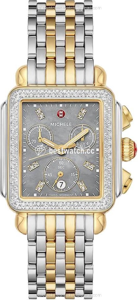 Michele Deco Womens watch Quartz Yellow gold MWW06A000785