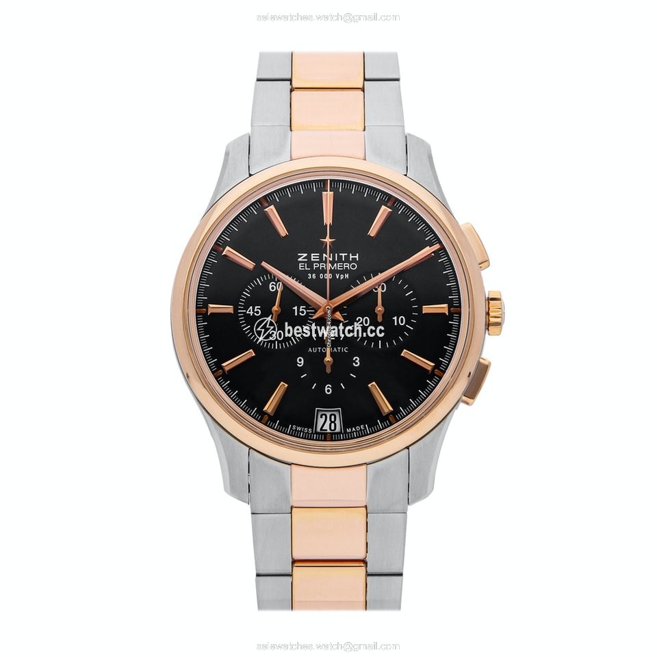 Zenith Captain Chronograph Mens watch Unisex Automatic Steel 51.2112.400 75.M2110
