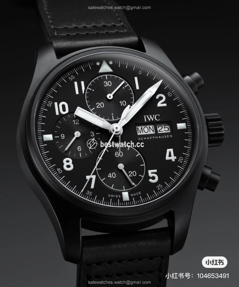 IWC Pilot Chronograph Mens watch Unisex Automatic Ceramic IW387905