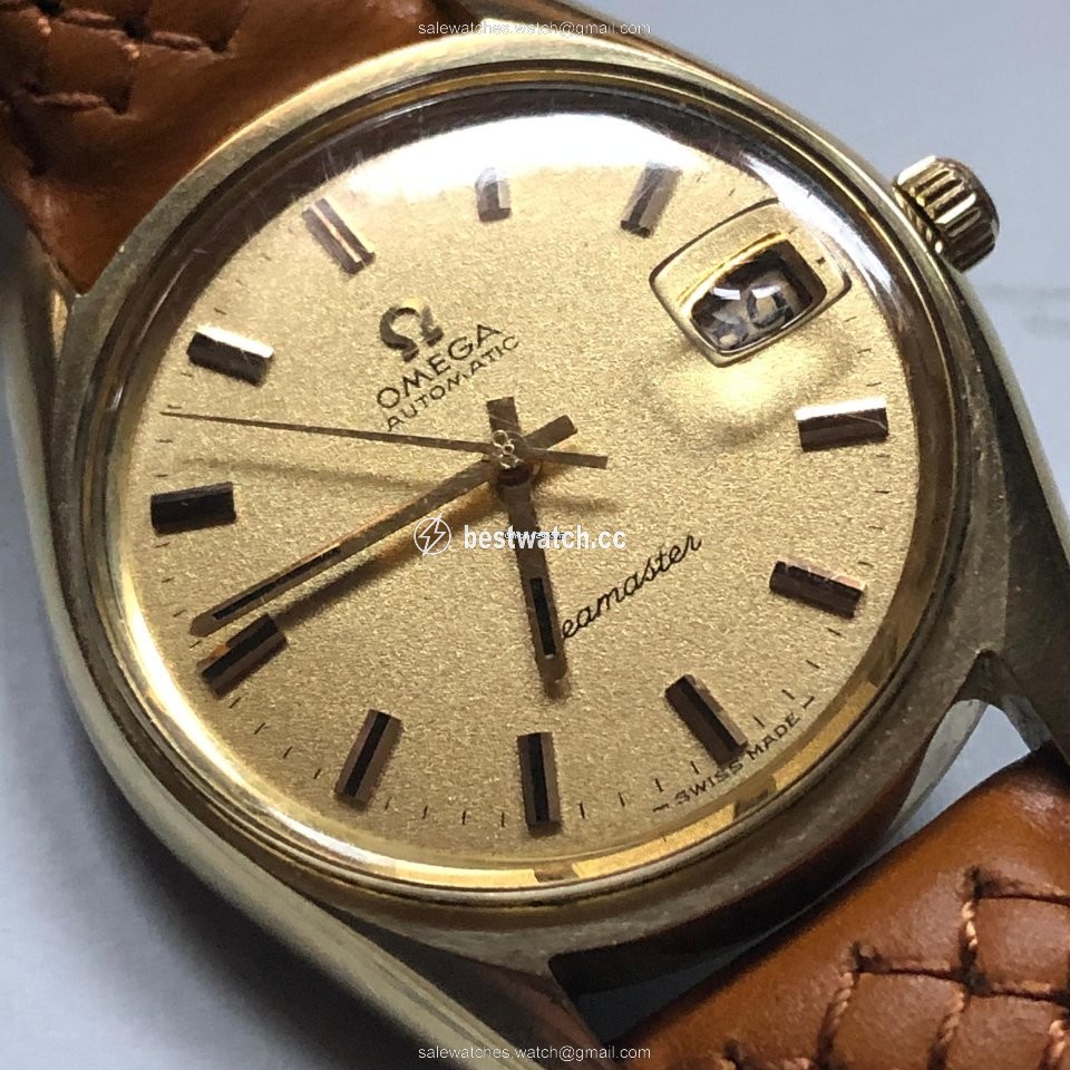 Omega Seamaster Mens watch Unisex Automatic Gold Steel 166.067