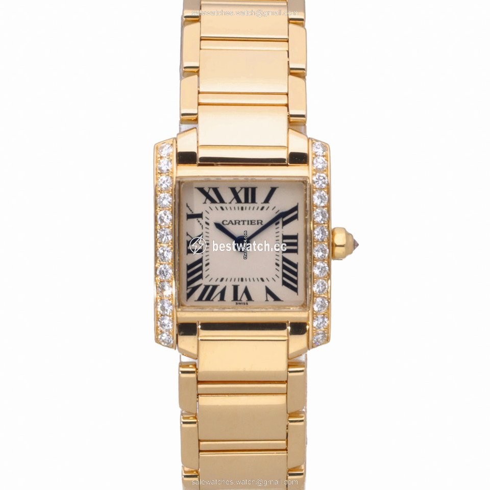 Cartier Tank Francaise Womens watch Quartz Yellow gold 2364