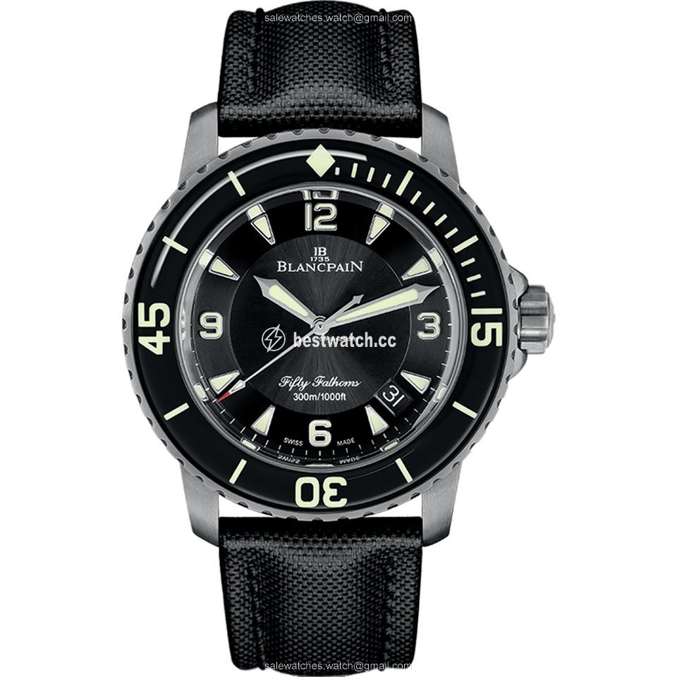 Blancpain Fifty Fathoms Mens watch Unisex Automatic Titanium 5015-12B30-B52