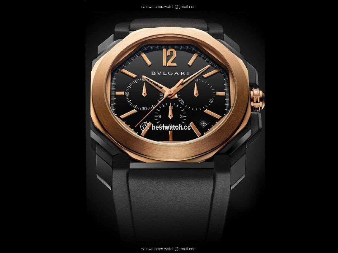 Bulgari Octo Mens watch Unisex Automatic Gold Steel 102488 BGO41BBSPGVDCH
