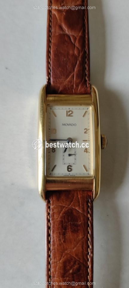 Movado Mens watch Unisex Manual winding Yellow gold 40.A8.620