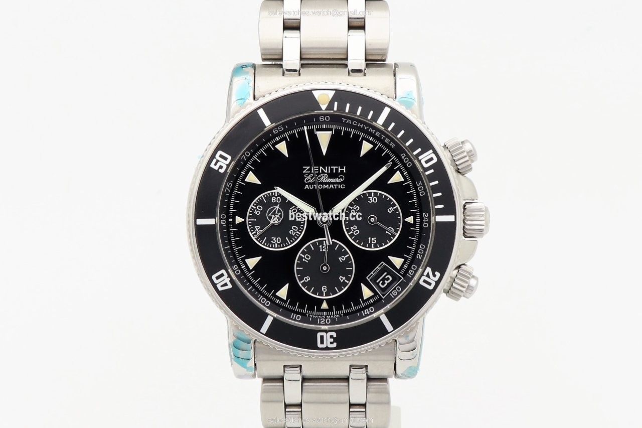 Zenith El Primero Chronograph Mens watch Unisex Automatic Steel 02.0471.400