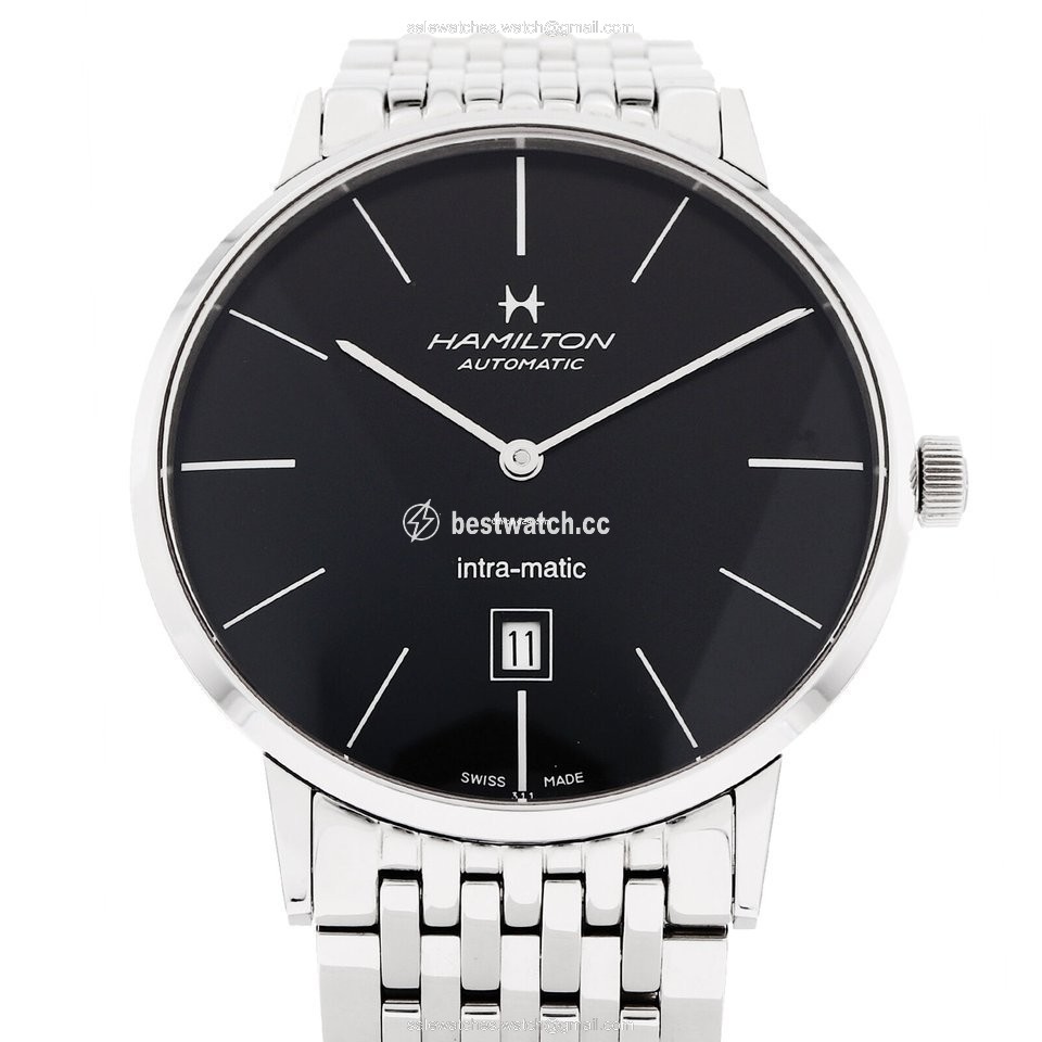 Hamilton Intra-Matic Mens watch Unisex Automatic Steel NUMBER H38755131
