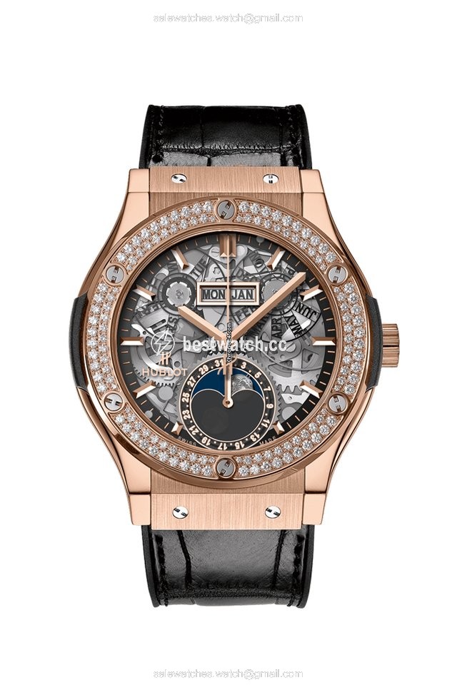 Hublot Classic Fusion Aerofusion Mens watch Unisex Automatic Rose gold 547.OX.0180.LR.1104