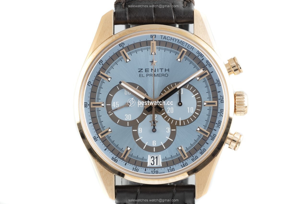 Zenith El Primero Chronograph Mens watch Unisex Automatic Red gold 18.2045.400