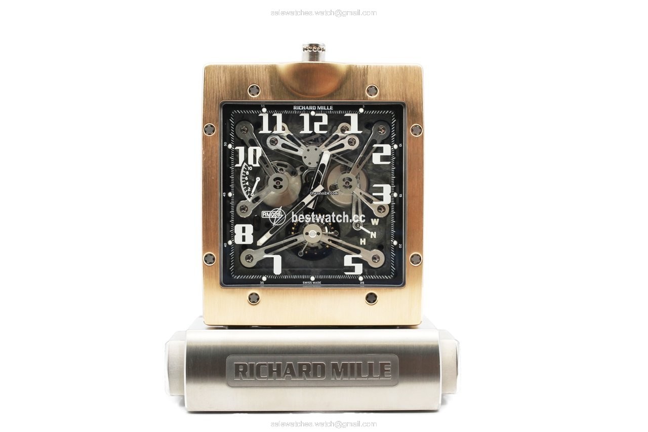 Richard Mille Mens watch Unisex Manual winding Rose gold RM 020