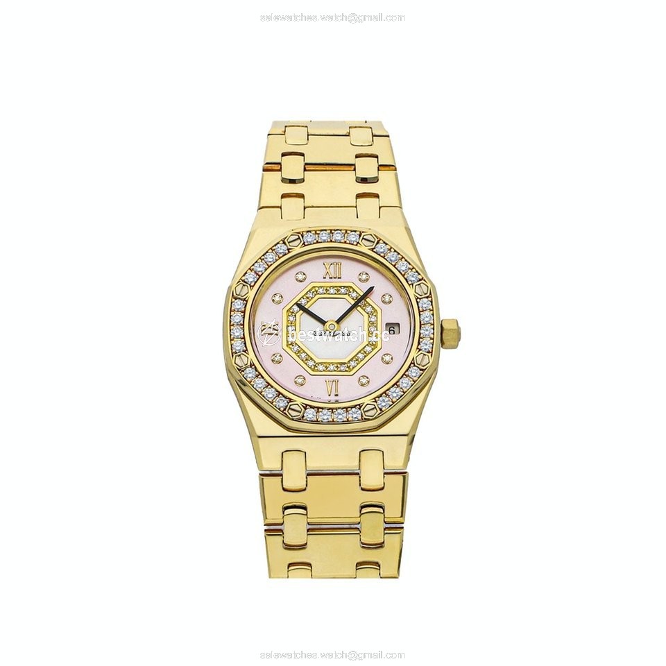 Audemars Piguet Royal Oak Womens watch Quartz Yellow gold 67371BA.ZZ.1120BA.01