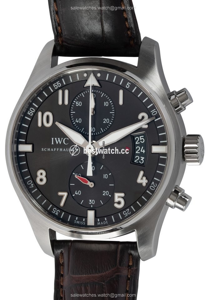 IWC Pilot Spitfire Chronograph Mens watch Unisex Automatic Steel IW387802