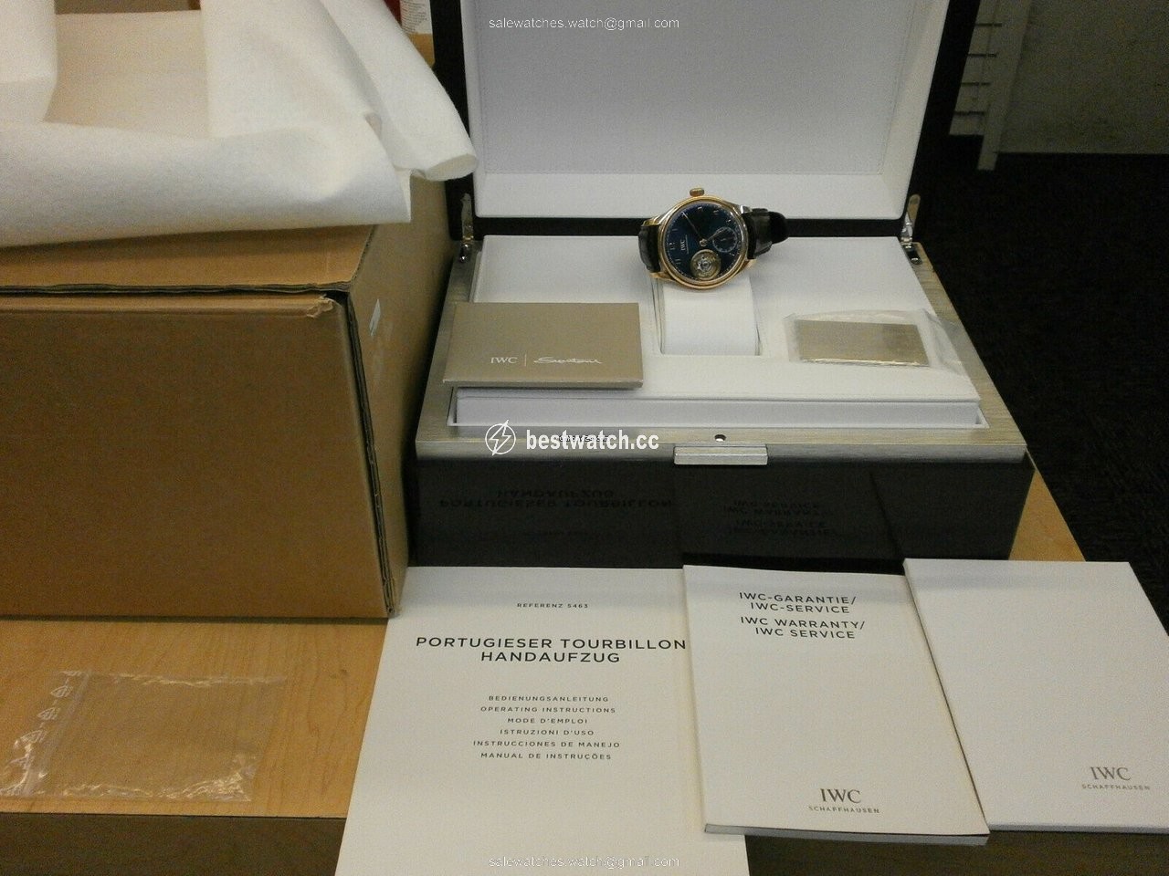 IWC Portuguese Tourbillon Manual winding Rose gold 5463-05