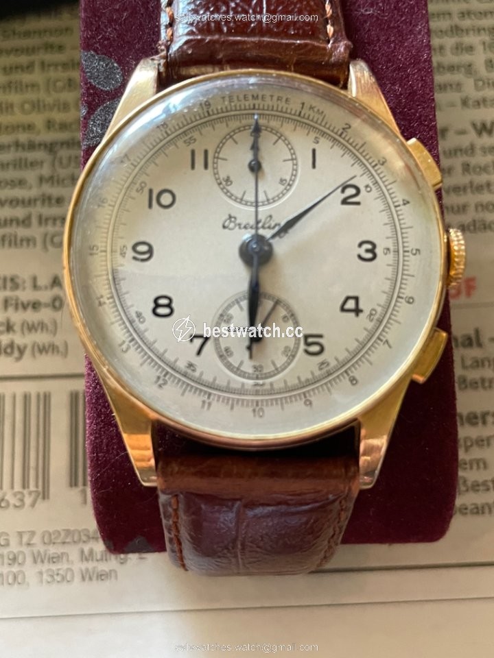 Breitling Mens watch Unisex Rose gold 734