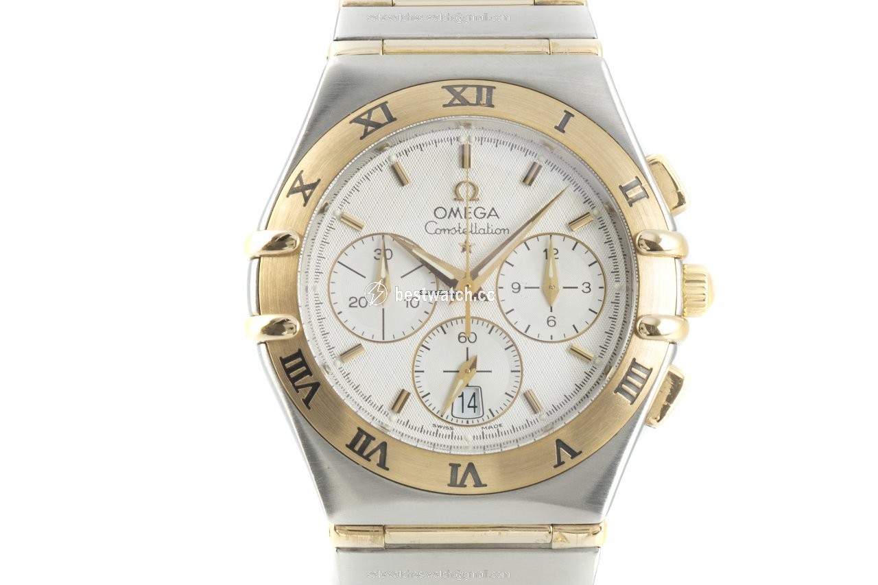 Omega Constellation Mens watch Unisex Quartz Gold Steel 386.1201