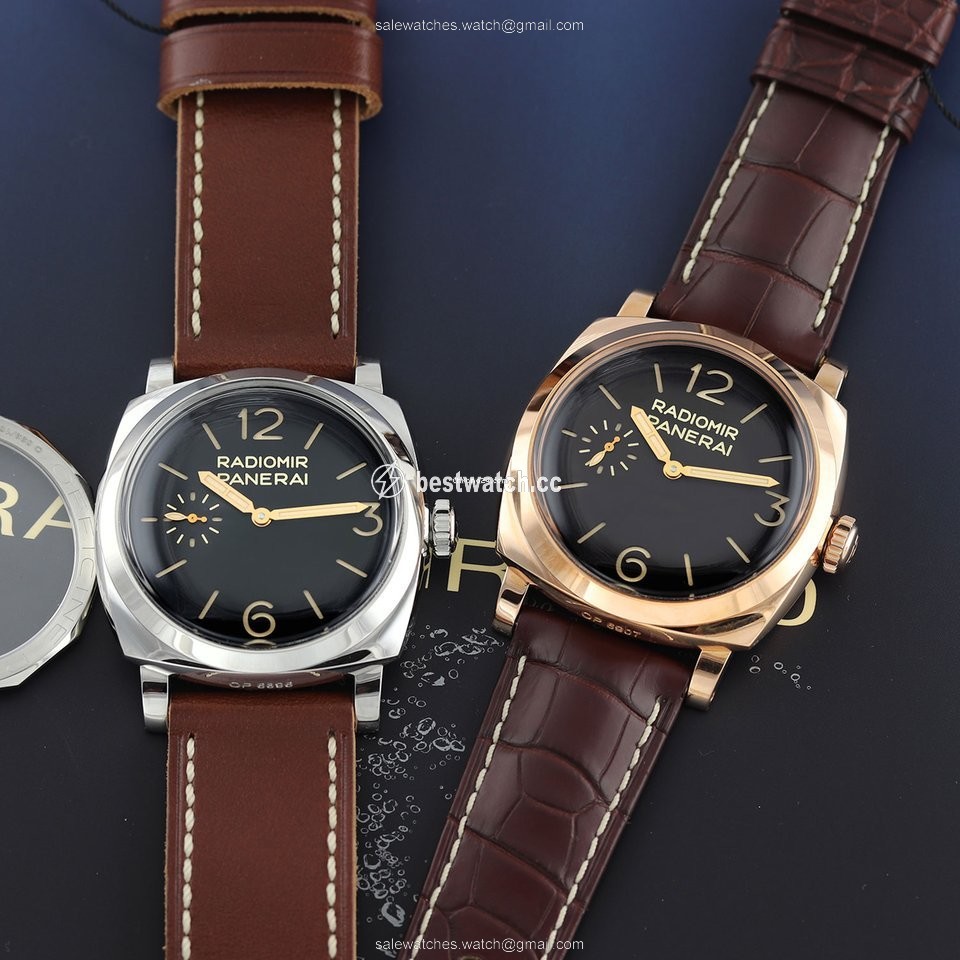 Panerai Special Editions Mens watch Unisex Manual winding Gold Steel pam00398 & pam0399