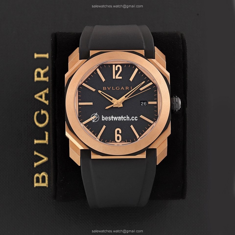 Bulgari Octo Mens watch Unisex Automatic Rose gold 103203