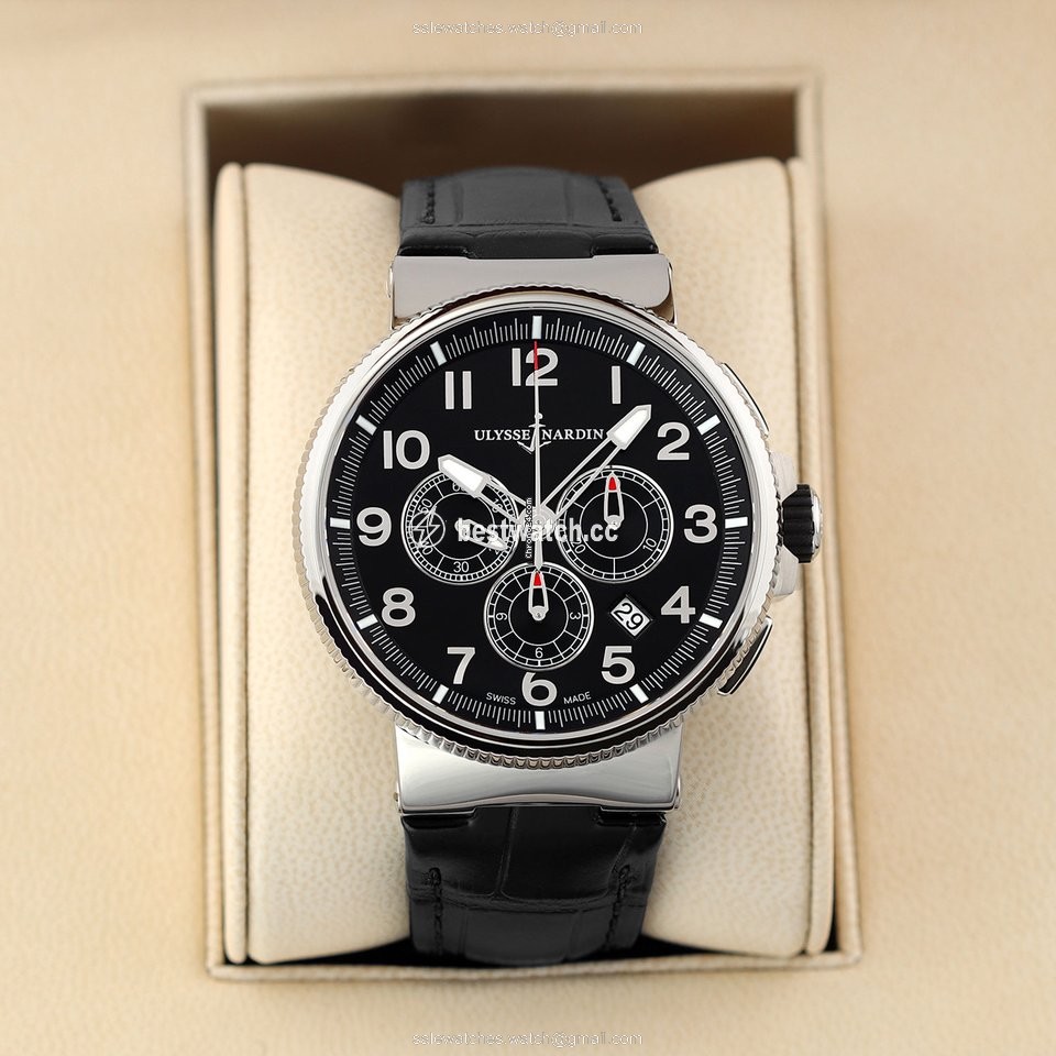 Ulysse Nardin Marine Chronograph Mens watch Unisex Automatic Steel 1503-150 62