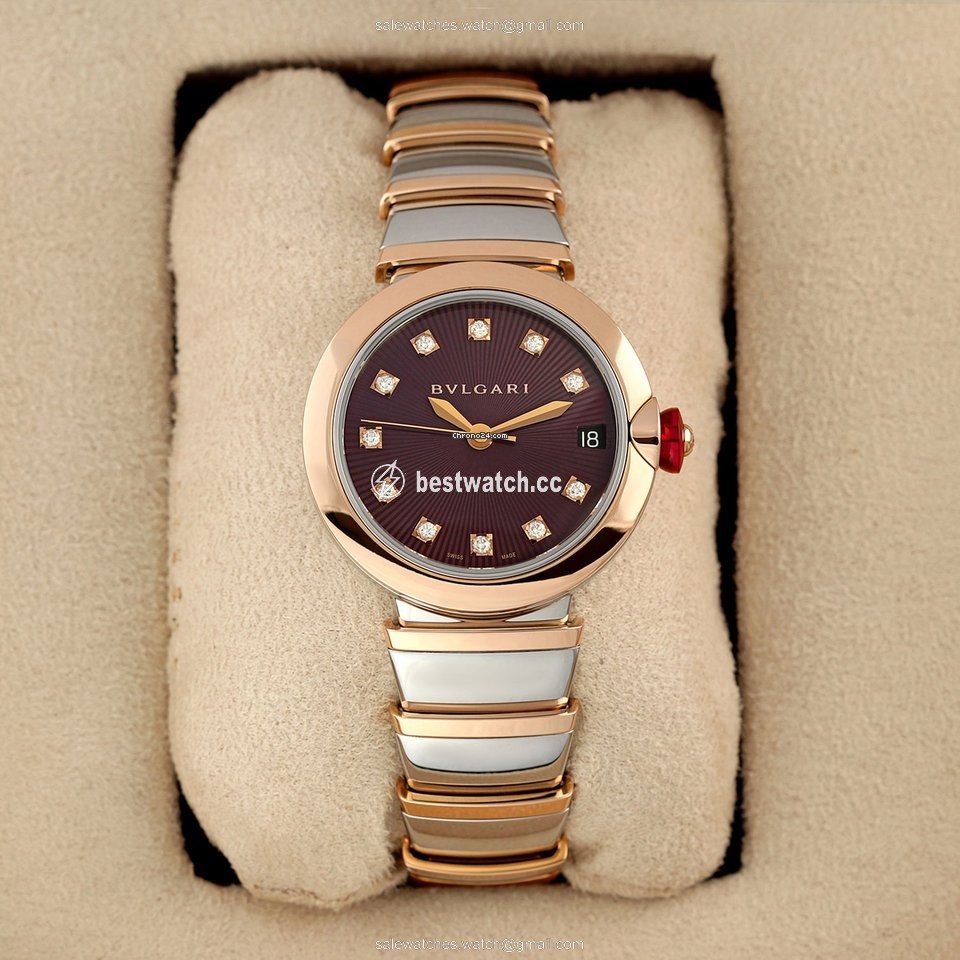 Bulgari Lucea Womens watch Automatic Gold Steel 102497