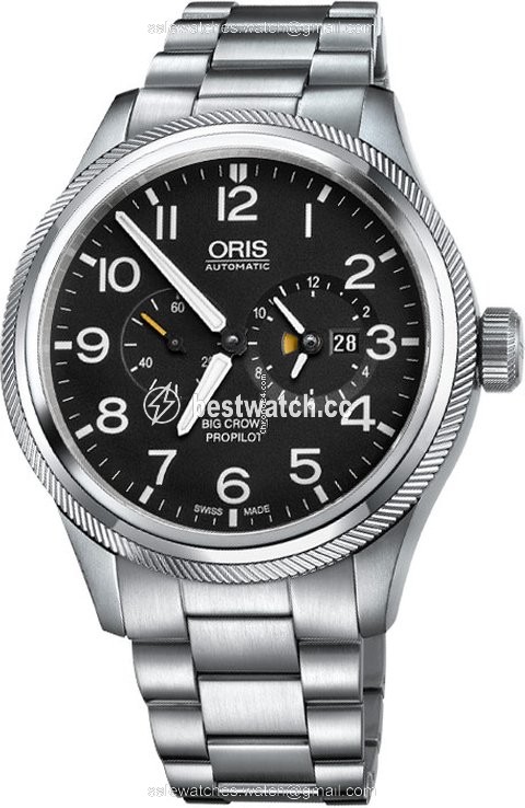 Oris Big Crown ProPilot Worldtimer Mens watch Unisex Automatic Steel 01 690 7735 4164-07 8 22 19-1