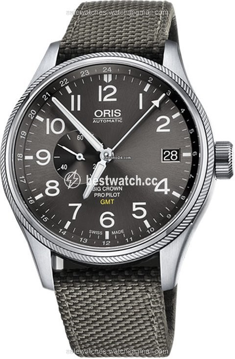 Oris Big Crown ProPilot GMT Mens watch Unisex Automatic Steel 01 748 7710 4063-07 5 22 17FC