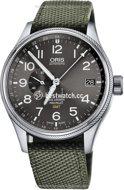 Oris Big Crown ProPilot GMT Mens watch Unisex Automatic Steel 01 748 7710 4063-07 5 22 14FC
