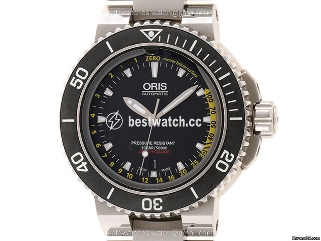 Oris Aquis Depth Gauge Mens watch Unisex Automatic Steel 01 733 7675 4154