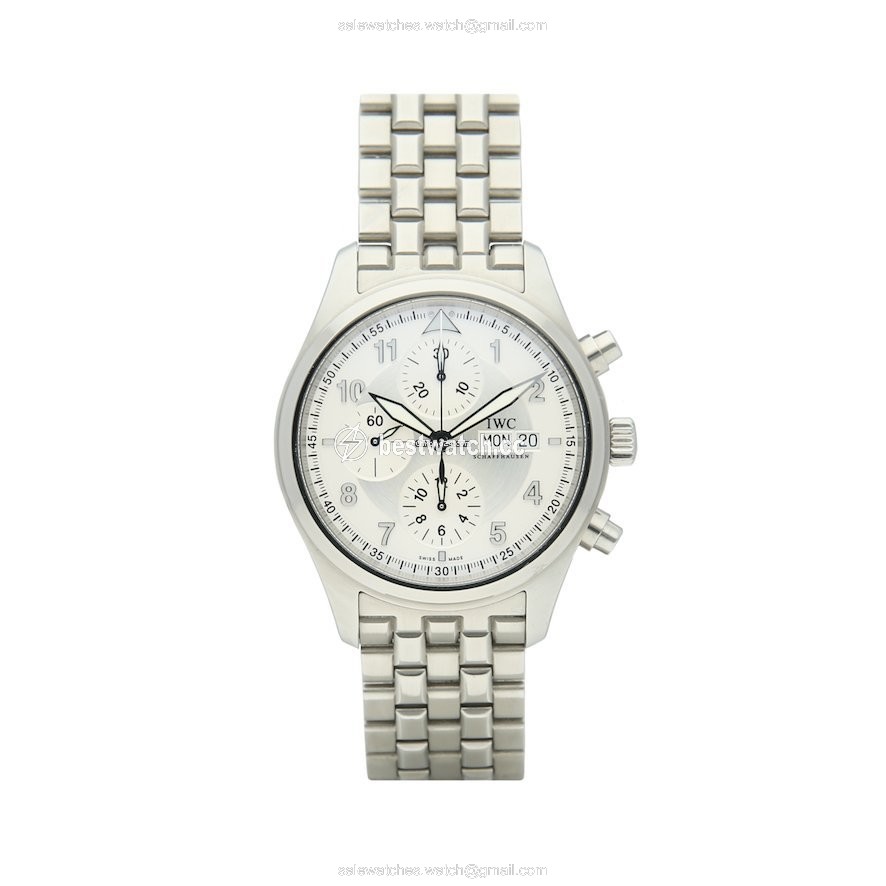 IWC Pilot Spitfire Chronograph Mens watch Unisex Automatic Steel IW371705