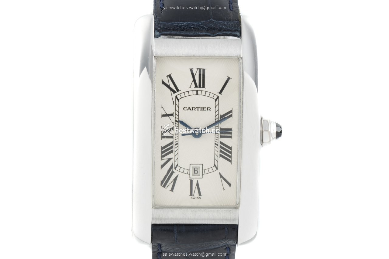 Cartier Tank Americaine Mens watch Unisex Automatic White gold 1726