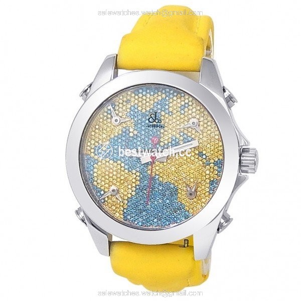 Jacob & Co. Five Time Zone Mens watch Unisex Quartz Steel JC47YB