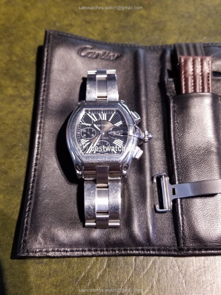 Cartier Roadster Mens watch Unisex Automatic Steel W62020x6 2618