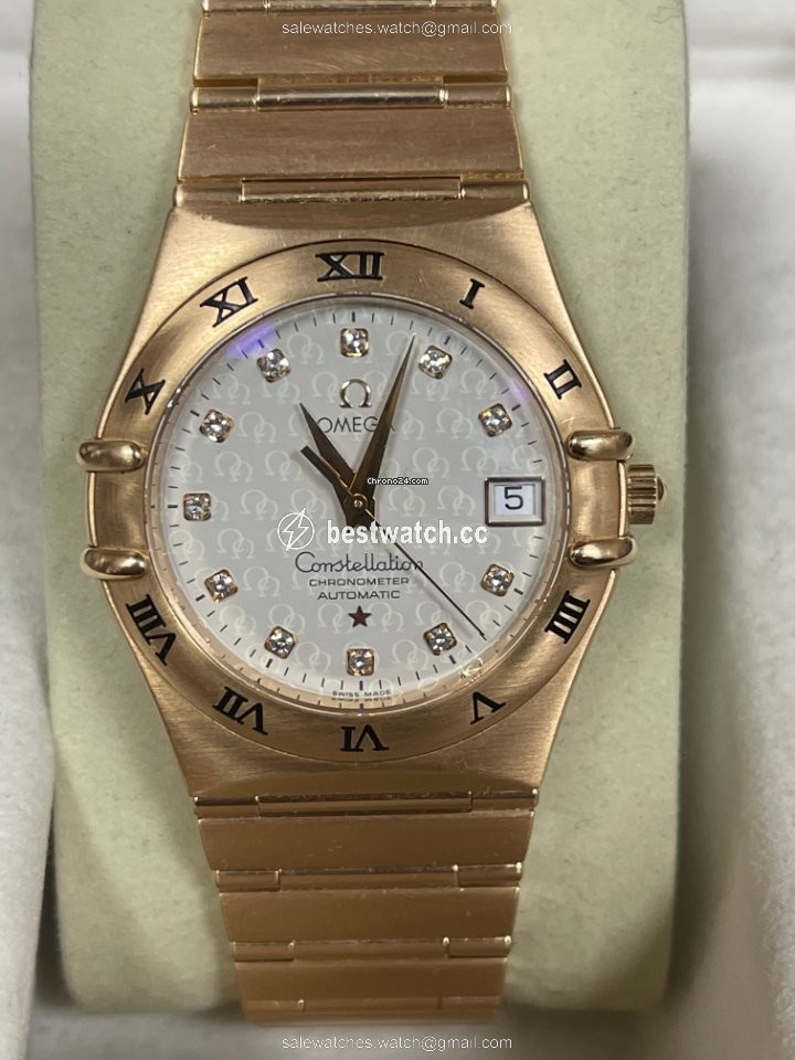 Omega Constellation Quartz Mens watch Unisex Quartz Rose gold 123.53.35.60.52.001