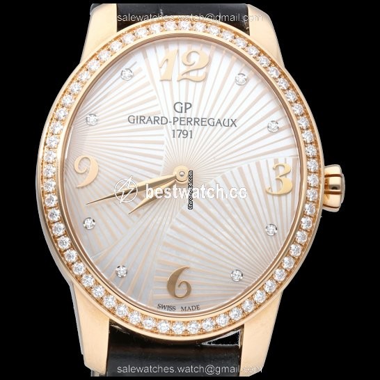 Girard Perregaux Cats Eye Womens watch Automatic Rose gold 80493D52A763-CK6A