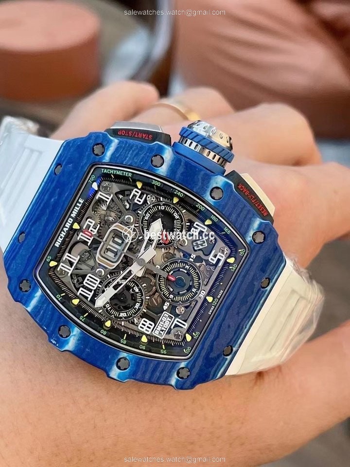 Richard Mille RM 011 Mens watch Unisex Automatic Carbon Richard Mille Jean Todt RM11-03 CA-FQ
