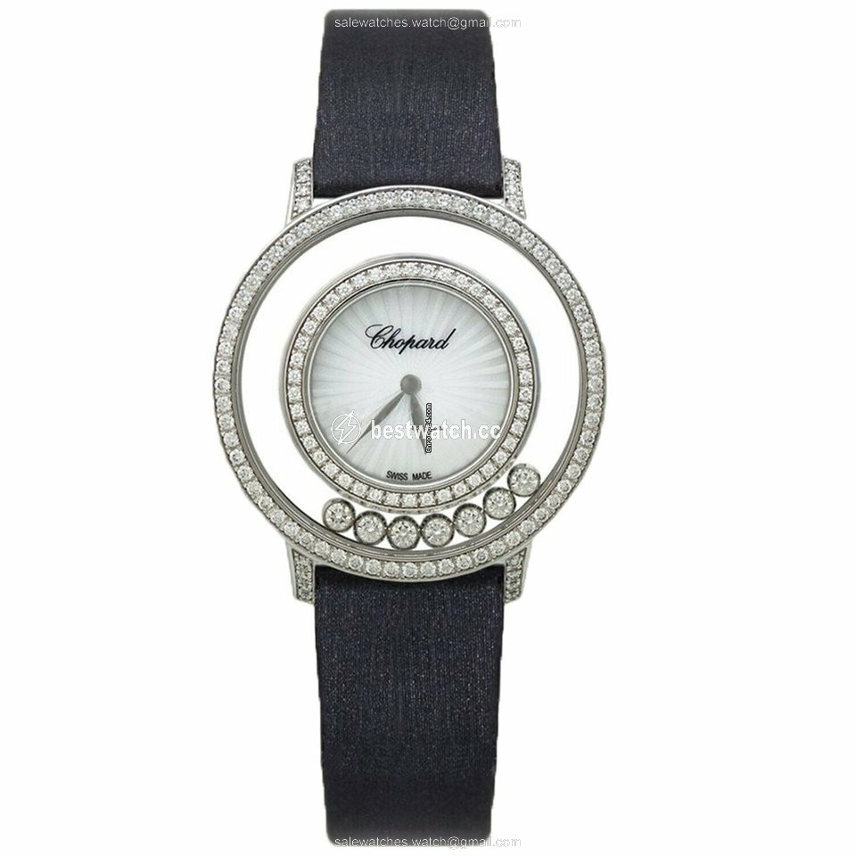 Chopard Happy Diamonds Mens watch Unisex Quartz White gold 2094291201-SDB