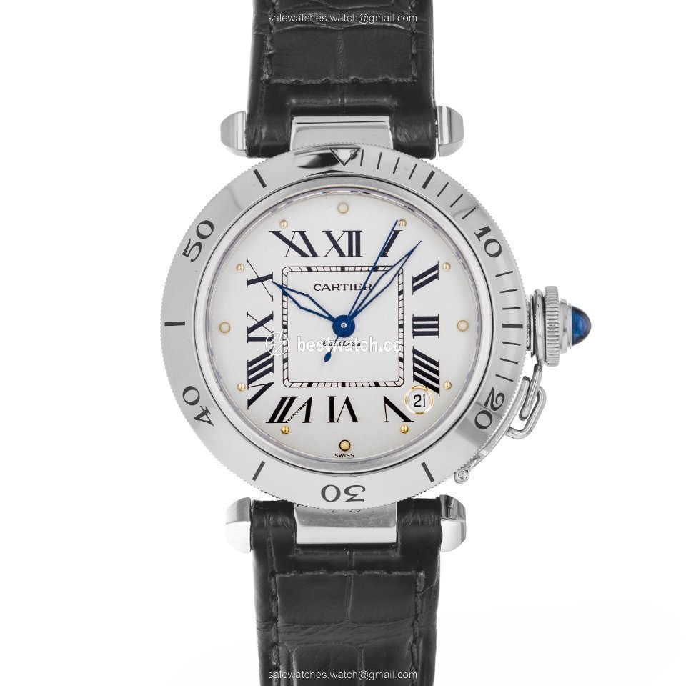 Cartier Pasha Mens watch Unisex Automatic Steel W3100255  9287