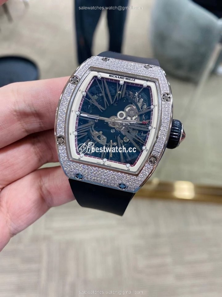 Richard Mille Mens watch Unisex Automatic White gold Richard Mille RM 023 White Gold