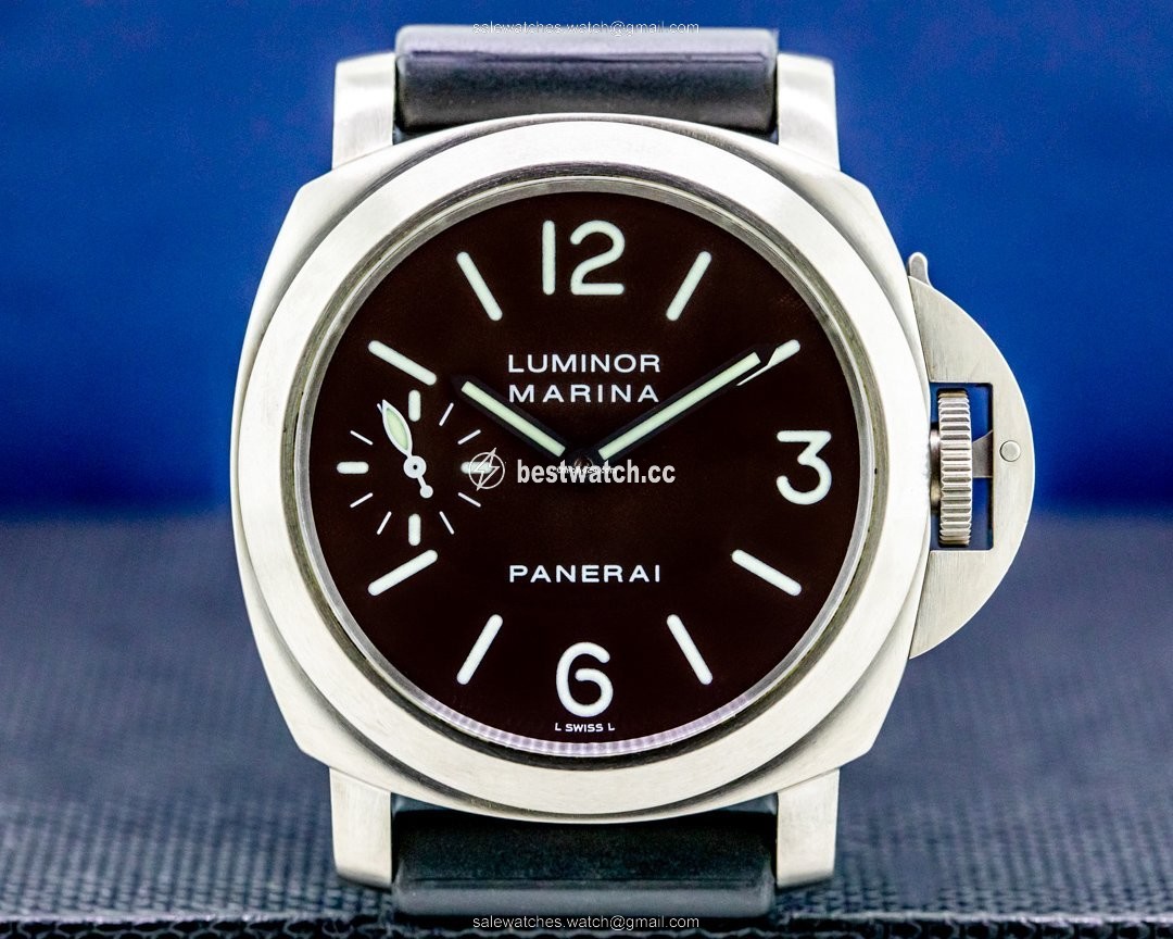 Panerai Luminor Marina Mens watch Unisex Manual winding Titanium PAM00118