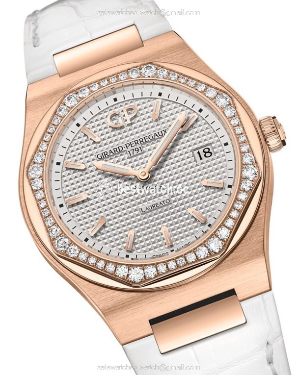 Girard Perregaux Laureato Womens watch Quartz Rose gold 80189D52A132-CB6A