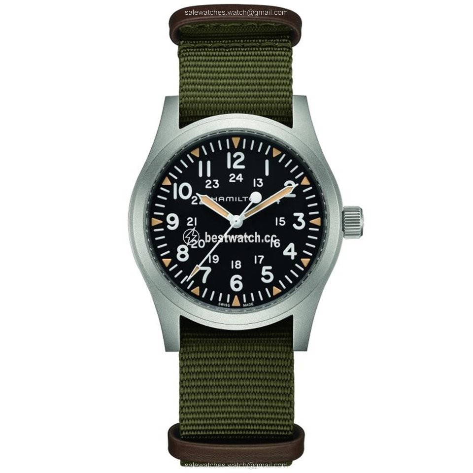 Hamilton Khaki Field Mens watch Unisex Manual winding Steel H69529933