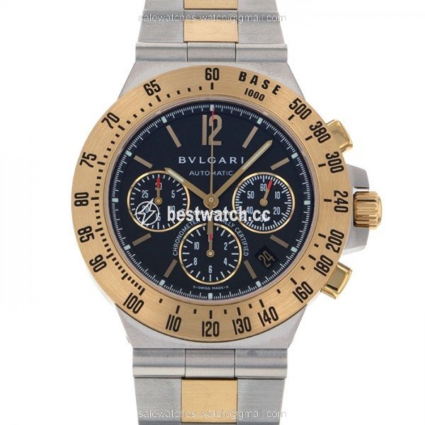 Bulgari Diagono Automatic Gold Steel CH40SGDTA