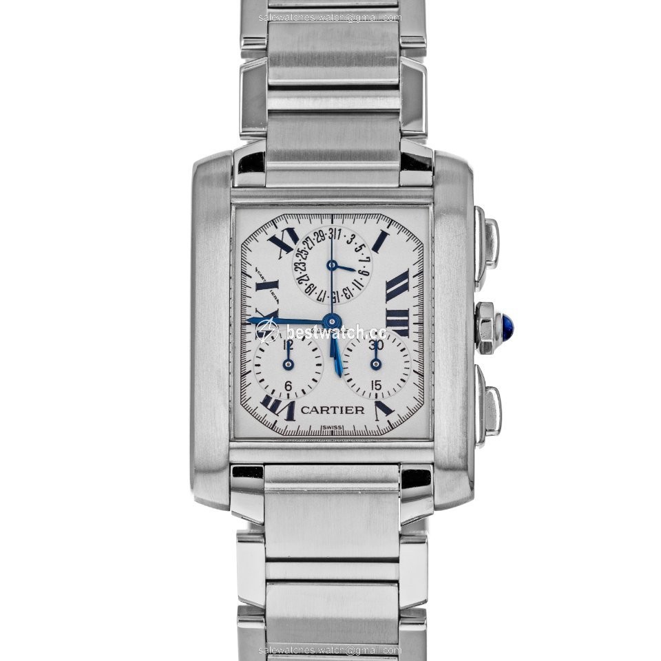 Cartier Tank Francaise Mens watch Unisex Quartz Steel W51001Q3  2303